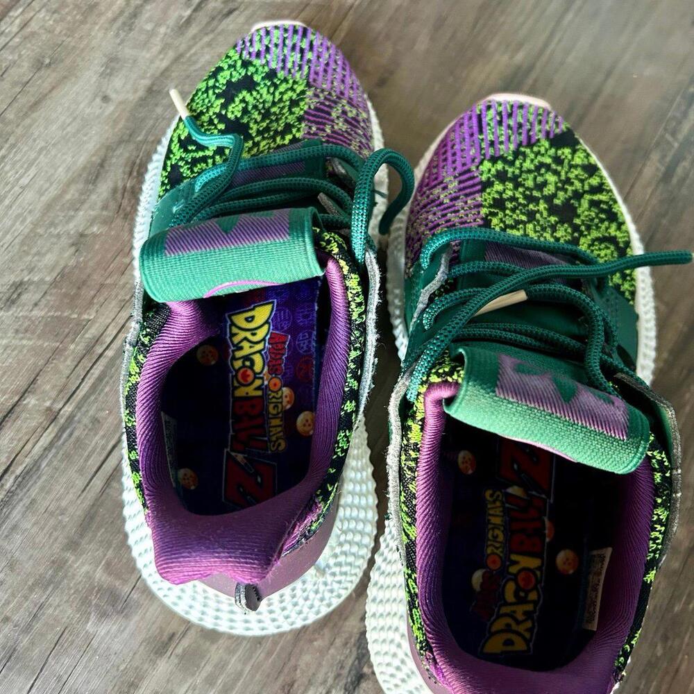 Adidas Dragon Ball Z x Prophere Cell Shoes for Boys Size 3.5 Rare Limited Ed. - Picture 3 of 8
